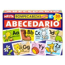 ROMPECABEZAS DUPLEX METTA 1081 ABECEDARIO 30 PZS