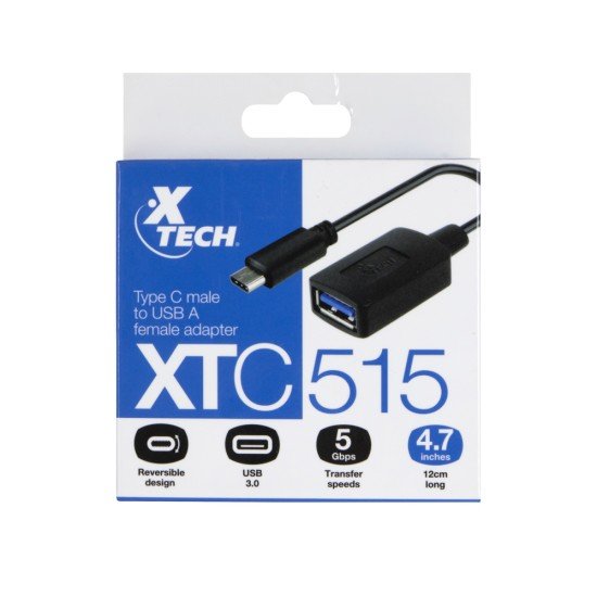 ADAPTADOR XTECH XTC-515 TIPO C A USB 