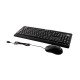 TECLADO KLIPX KCK-251S DESKMATE CON MOUSE USB BLACK
