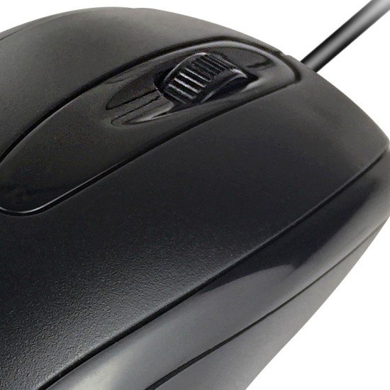 TECLADO KLIPX KCK-251S DESKMATE CON MOUSE USB BLACK