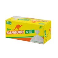 BOLSA PARA BASURA KANGURO CX10 PEQUEÑA 19X17" BLANCO