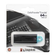 MEMORIA USB 3.2 KINGSTON 64GB DT EXODIA CYAN