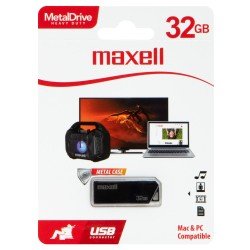 MEMORIA USB MAXELL 32GB METAL CASE (25)