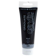 PINTURA ACRILICA GRADUATE 120ML 026 NEGRO