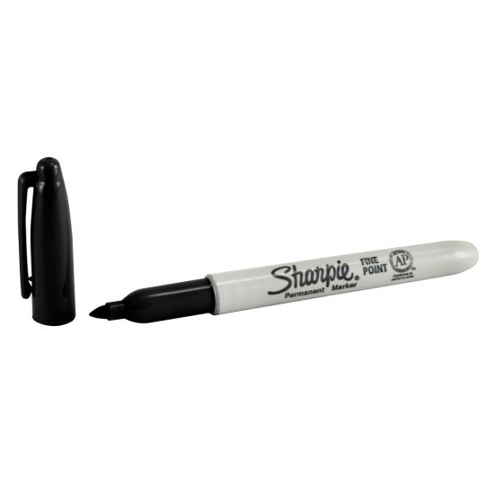 MARCADOR SHARPIE PERMANENTE P FINA BX1 30051 NEGRO