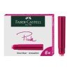 CARTUCHO FABER CASTELL PARA PLUMA FUENTE 185508 CX6 FUCSIA