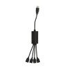 HUB XTECH XTC320 UNIVERSAL USB 2.0 4 PUERTOS BLACK