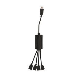 HUB XTECH XTC320 UNIVERSAL USB 2.0 4 PUERTOS BLACK