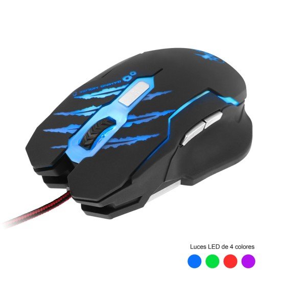 MOUSE XTECH XTM-610 LETHAL HAZE USB LUCES LED