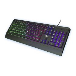 TECLADO XTECH XTK-505S CHEVALIER MUTIMEDIA USB LED