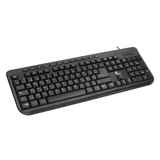TECLADO XTECH XTK-092S ESTANDAR USB BLACK