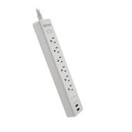 REGLETA FORZA FSP-612 USBW 6 SALIDAS 1680W 120V-240V