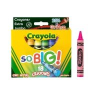 CRAYON DE CERA CRAYOLA C521918 SO BIG 18 COL (24)