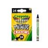 CRAYON DE CERA CRAYOLA C528815 METALICOS 24 COL (48)