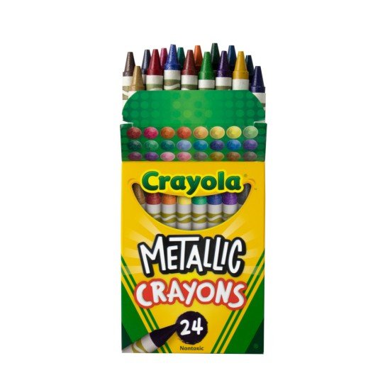 CRAYON DE CERA CRAYOLA C528815 METALICOS 24 COL (48)