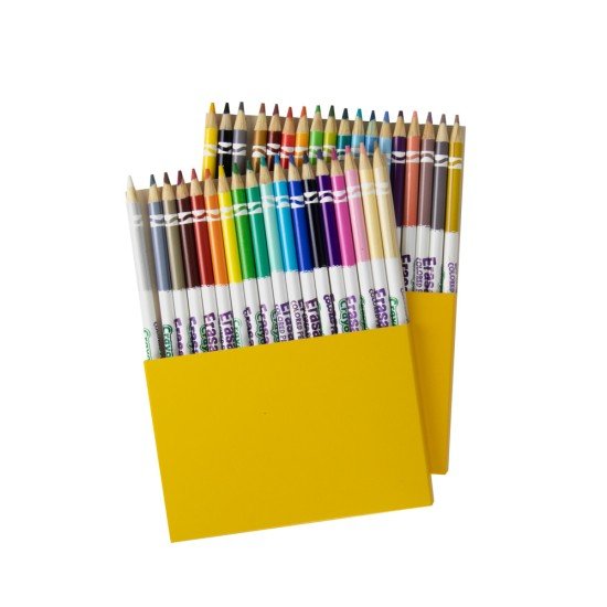 CRAYON DE MADERA CRAYOLA C681036 BORRABLES 36 COL