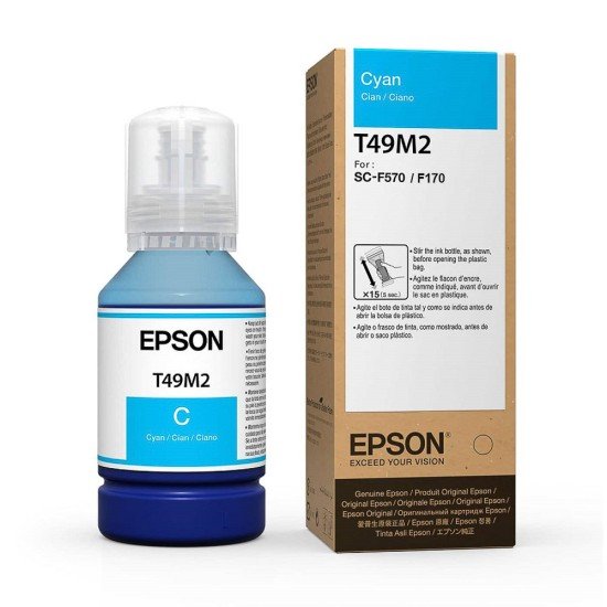 TINTA EPSON T49M220 ULTRACHROME CYAN F170 140ML 
