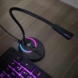 MICROFONO XTECH XTS680 GLISSER USB RGB LED