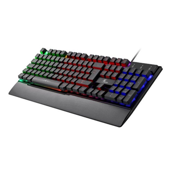 TECLADO XTECH XTK-510S ARMIGER MULTIMEDIA USB LED