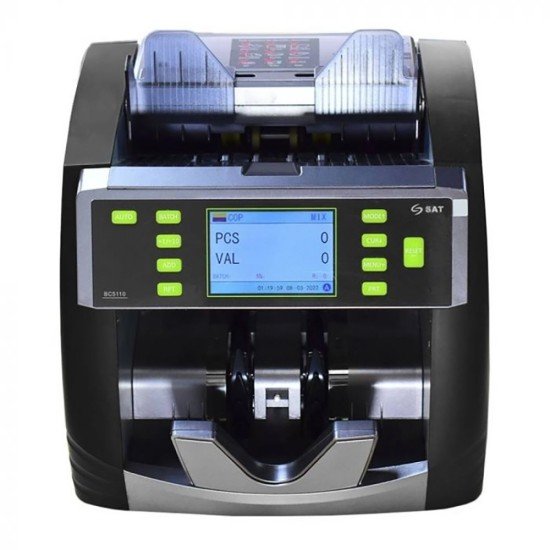 CONTADORA DE BILLETES SAT BC5110 DENOMINADORA UV MG 