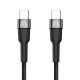 CABLE ARGOM 0048BK TIPO-C A TIPO-C 3MT 65W