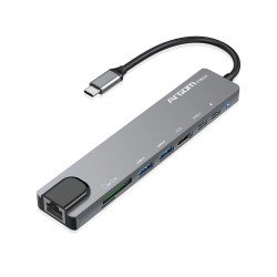 HUB ARGOM UB0093 TIPO-C 8 EN 1 100W