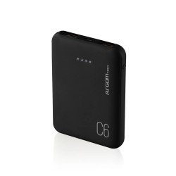 POWER BANK ARGOM 1136BK 6000MAH BLACK