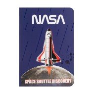CUADERNO EMPASTADO PRIMAVERA 100H NASA HOT WHEELS RAYADO (6X8)