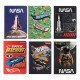 CUADERNO EMPASTADO PRIMAVERA 100H NASA HOT WHEELS RAYADO (6X8)