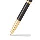 PLUMA FUENTE SHEAFFER 100 32253 MED NEGRO DORADO