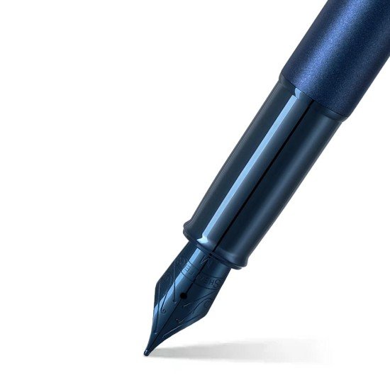 PLUMA FUENTE SHEAFFER 100 37153 MED AZUL SATINADO