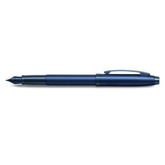 PLUMA FUENTE SHEAFFER 100 37153 MED AZUL SATINADO