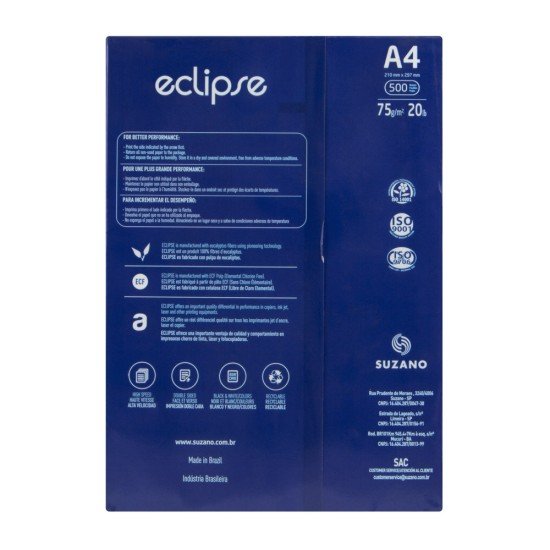 PAPEL BOND 70G ARTWORK ECLIPSE PX500 A4 (10)