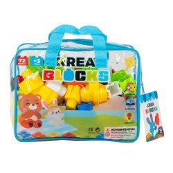 BLOQUES PARA ARMAR KREA 72 PIEZAS (120)