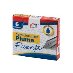 CARTUCHO FAST PARA PLUMA FUENTE CX6 AZUL (960)