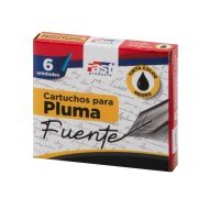 CARTUCHO FAST PARA PLUMA FUENTE CX6 NEGRO (960)
