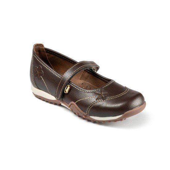 ZAPATO ESCOLAR NIÑA JUVENIL 521 CAFE 34