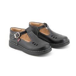ZAPATOS ESCOLAR NIÑA 246 NEGRO 33