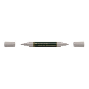 MARCADOR FABER CASTELL ALBRECHT PINCEL FINO 160572 GRIS