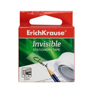 CINTA ADHESIVA ERICH KRAUSE 36925 INVISIBLE 18MM X 33M (480) 2