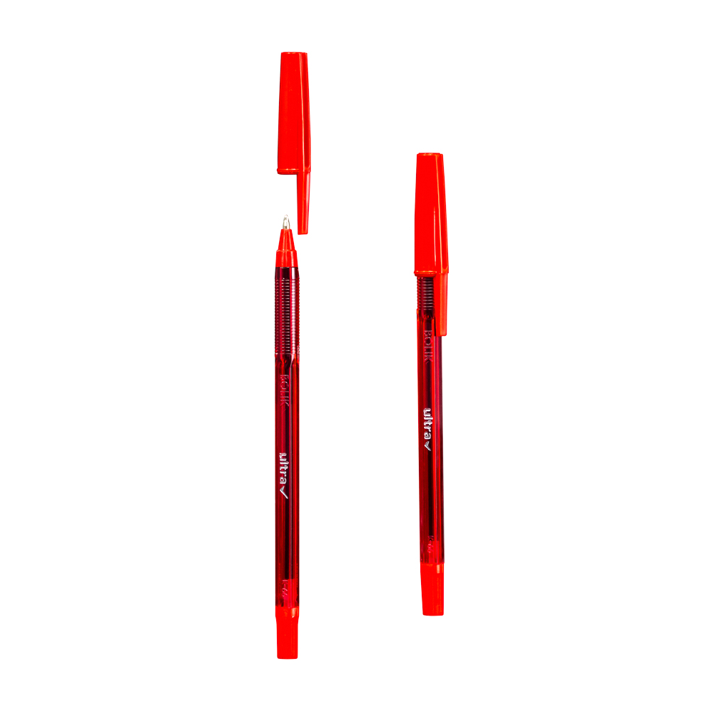 Bolik Bolígrafos Ultra Fino - Rojo 