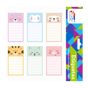 ETIQUETAS PARA CUADERNO FAST BX2 VERTICAL FANCY (6X24)