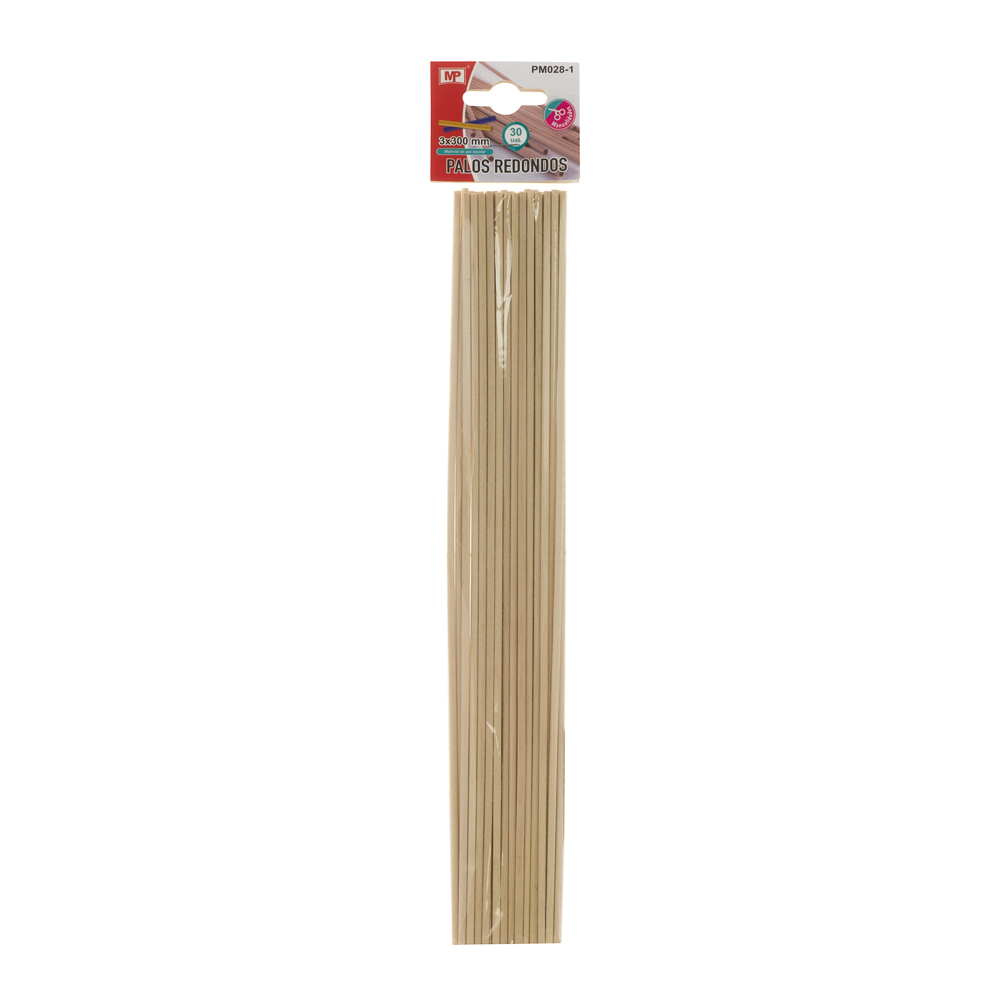 Palitos de madera redondos para palos de madera  