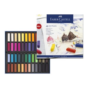 CRAYON PASTEL FABER CASTELL 128248 MINI 48 COL SUAVES