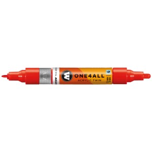 MARCADOR MOLOTOW ONE4ALL TWIN 1.5 4MM 013 TRAFFIC RED