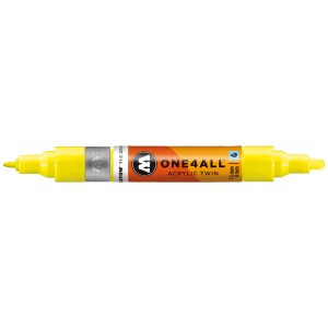 MARCADOR MOLOTOW ONE4ALL TWIN 1.5 4MM 220 NEON YELLOW FLUO
