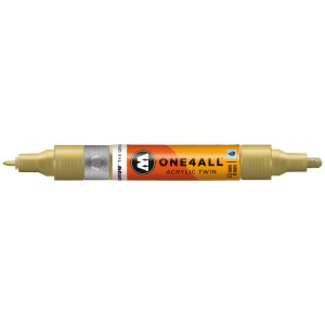 MARCADOR MOLOTOW ONE4ALL TWIN 1.5 4MM 228 METALLIC GOLD 2