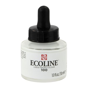 ACUARELA LIQUIDA ECOLINE 30ML 100 WHITE