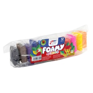 FOAMY MOLDEABLE FAST 10GRS 12 COLORES SURTIDOS (4X24)