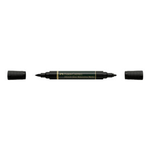 MARCADOR FABER CASTELL ALBRECHT PINCEL FINO 160499 NEGRO